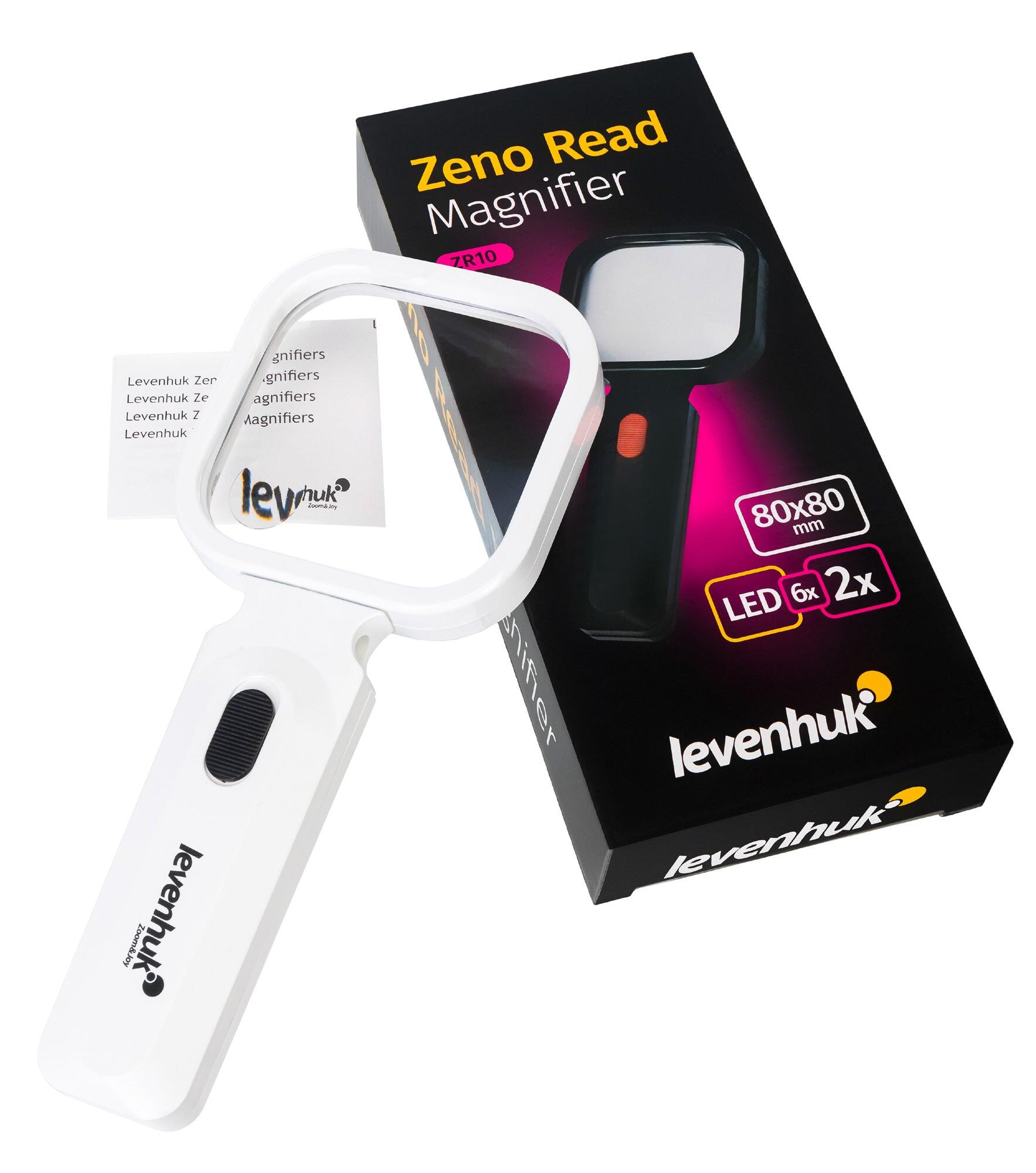 Lente d'ingrandimento Zeno Read ZR10 Bianco Levenhuk 4/5