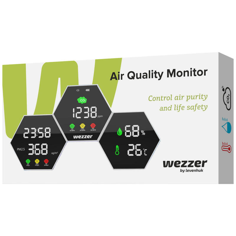 Monitor de Qualidade do Ar Wezzer Air PRO DM50 Levenhuk
