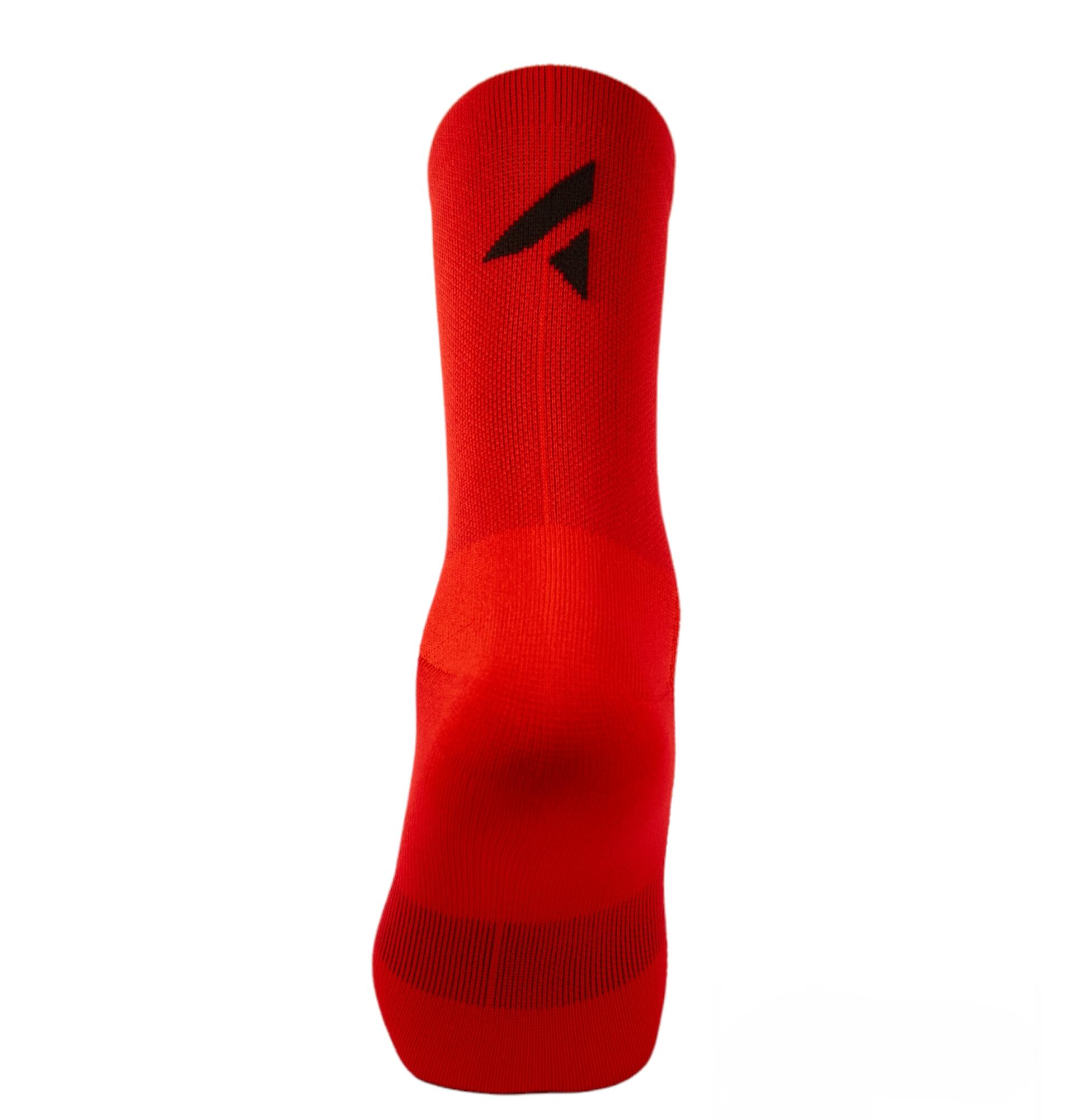 CALCETIN DE CICLISMO ADULTO 4CIC ROJO 2/2