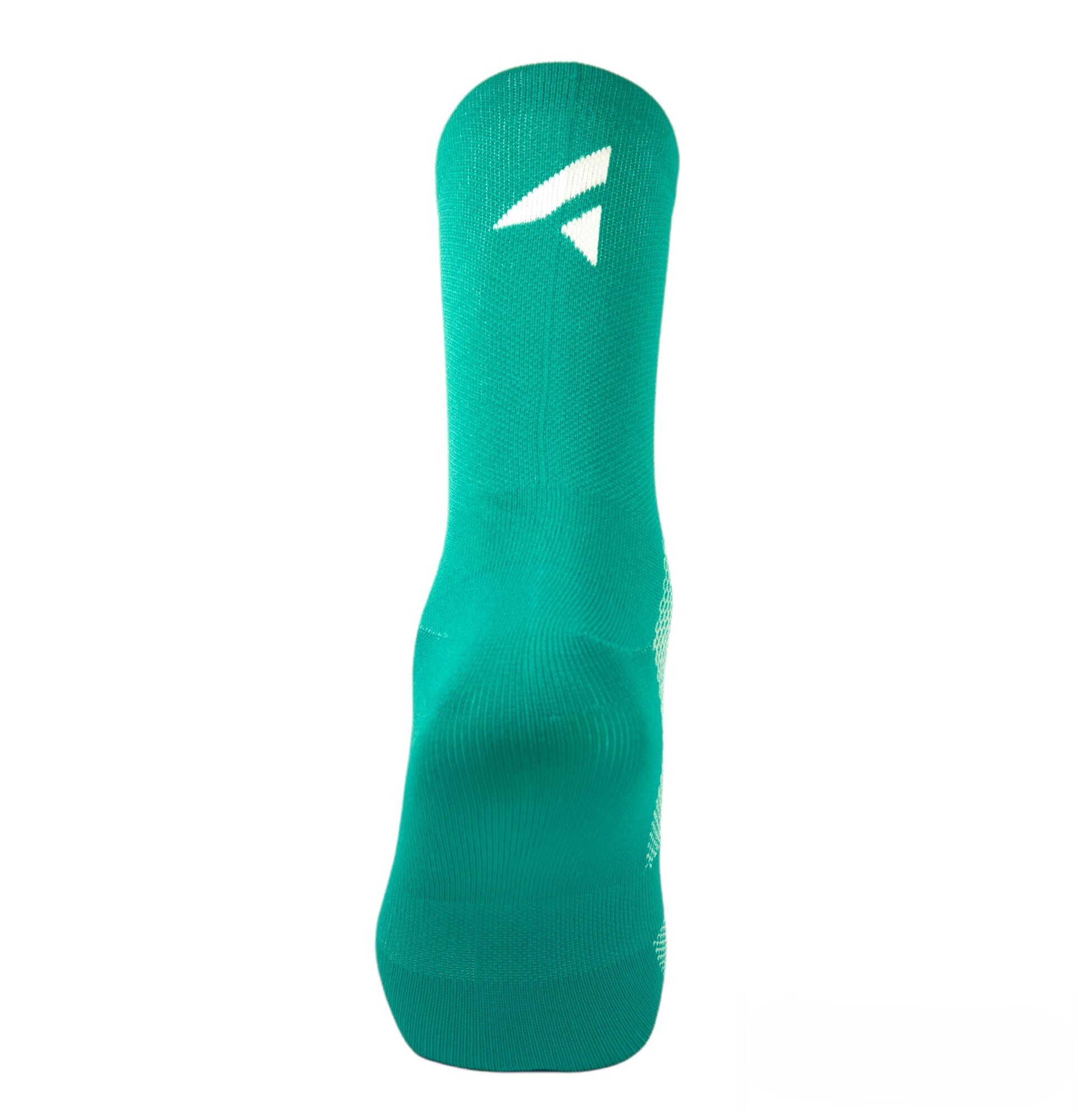 CALCETIN DE CICLISMO ADULTO 4CIC TURQUESA 2/2