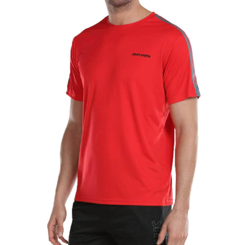 Camiseta transpirable de running John Smith Brune para hombre Carmesí