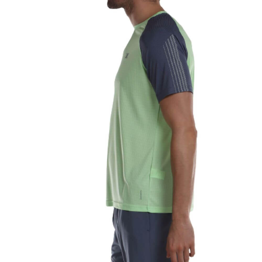T-Shirt Respirável de Corrida Homem John Smith Abese. Verde 3/4