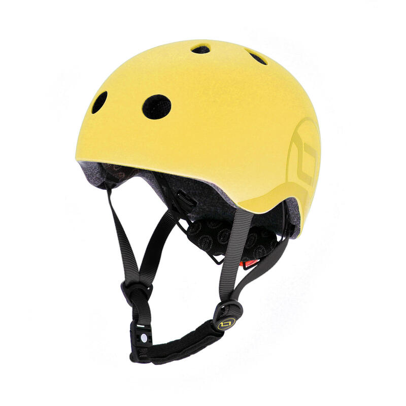 Kask dla dzieci Scootandride  S-M dla dzieci 3+ Lemon