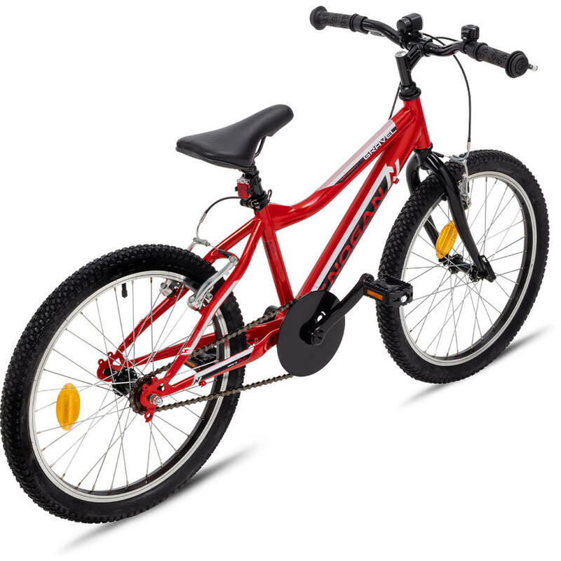 Vélo VTT Enfant Nogan Gravel FUN - 20 pouces - Signal Red