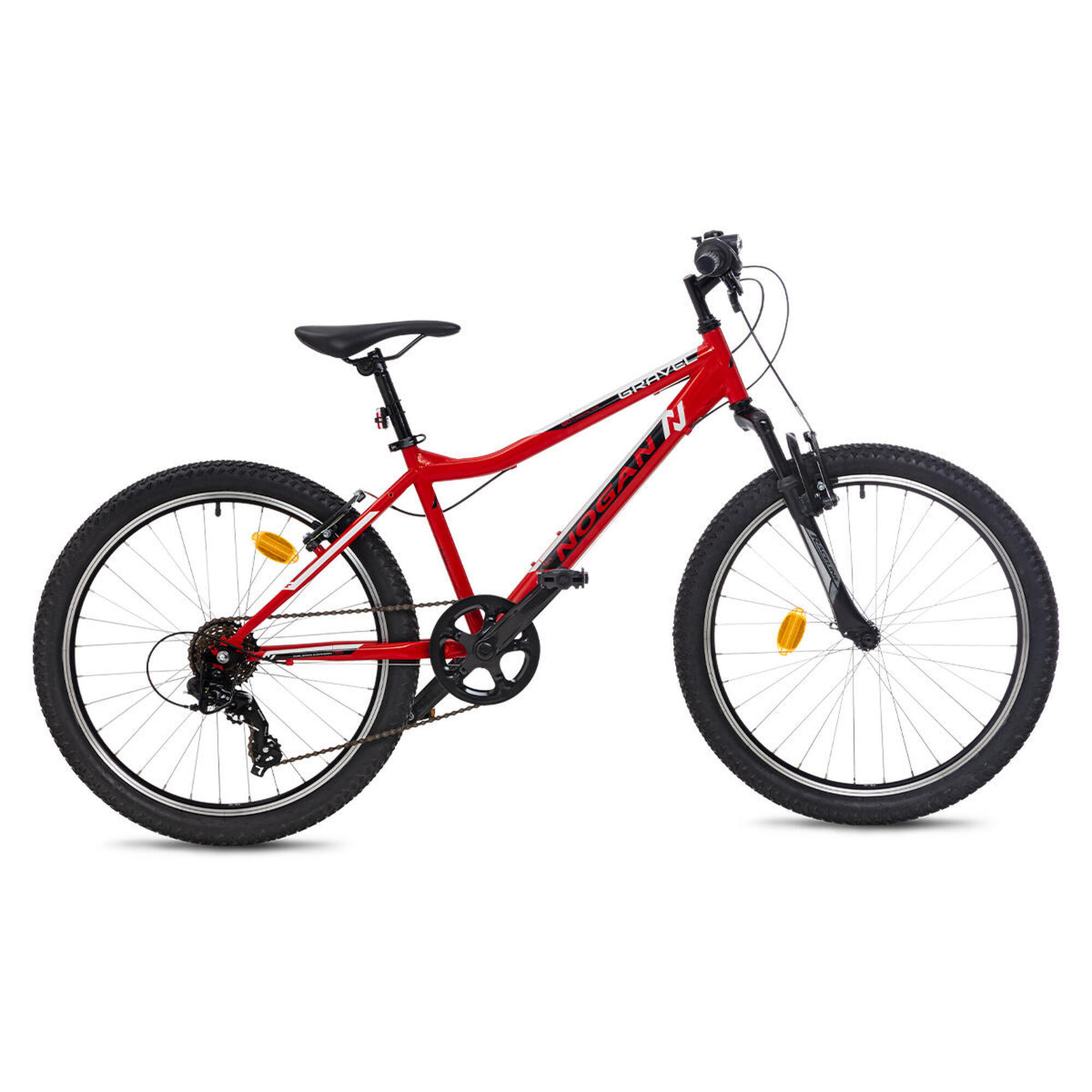 V lo VTT Enfant Nogan Gravel GO Suspension 24 pouces Signal