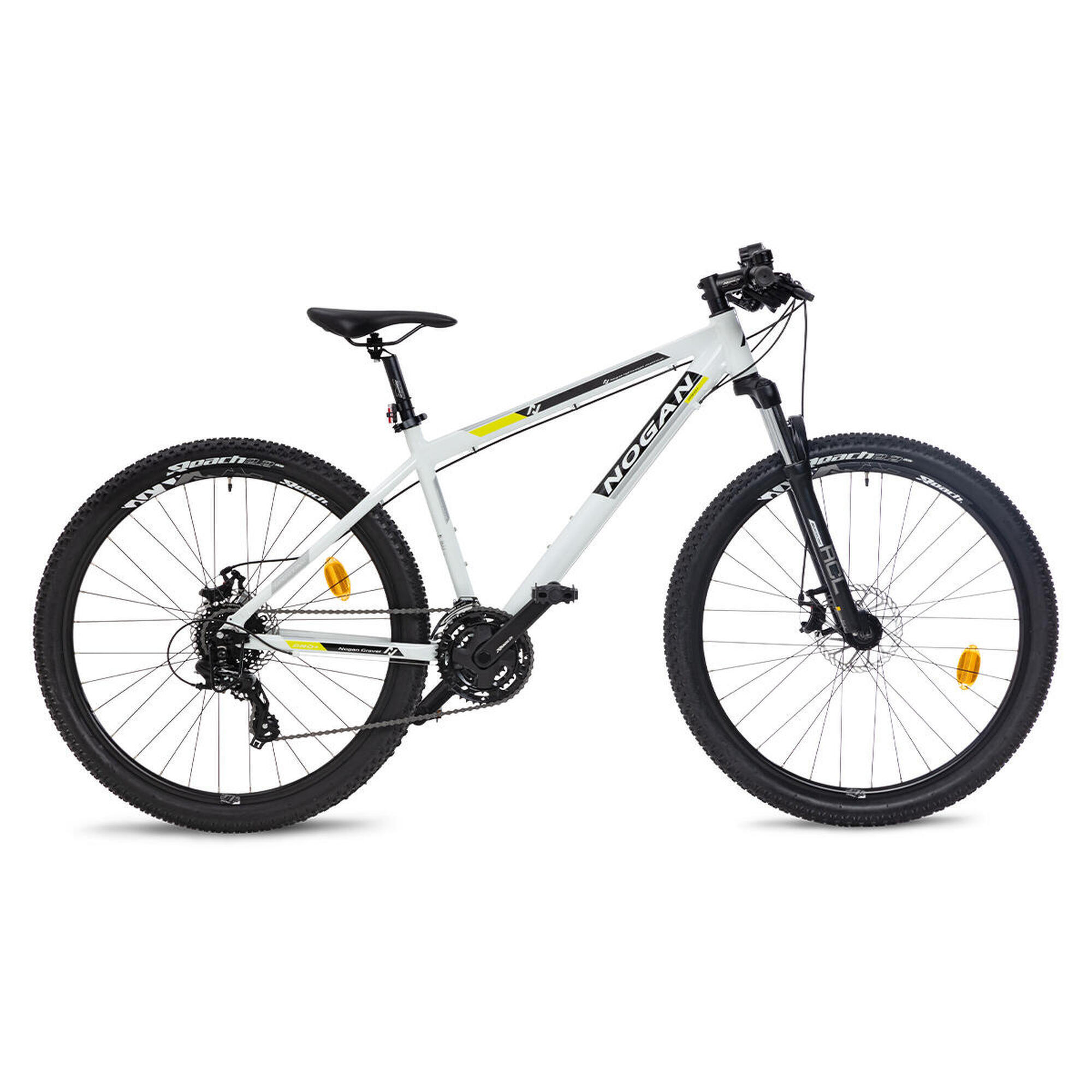 Nogan Gravel PRO+ Mountainbike - 27.5 inch - Large - Arctic White 1/3