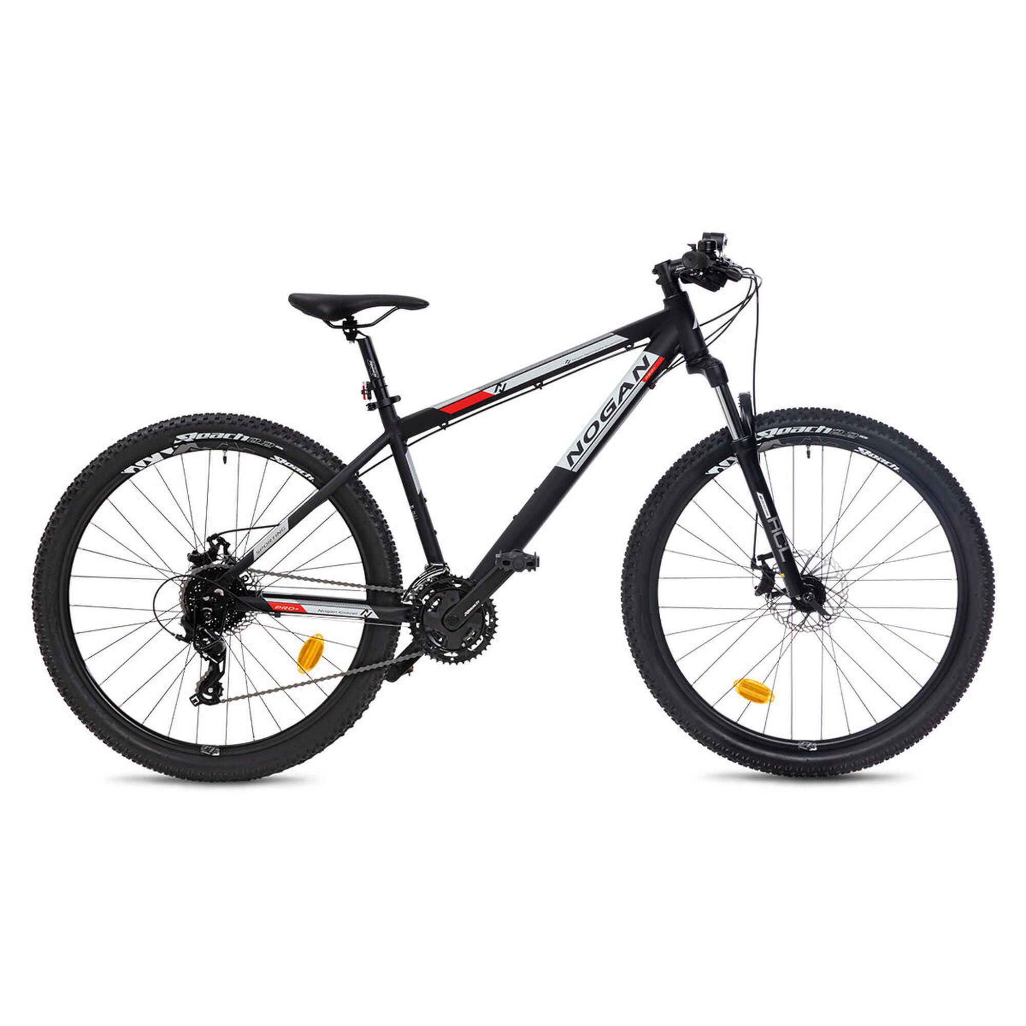 Vélo Vtt Nogan Gravel Pro+ - 27.5 Pouces - Small - Jet Black