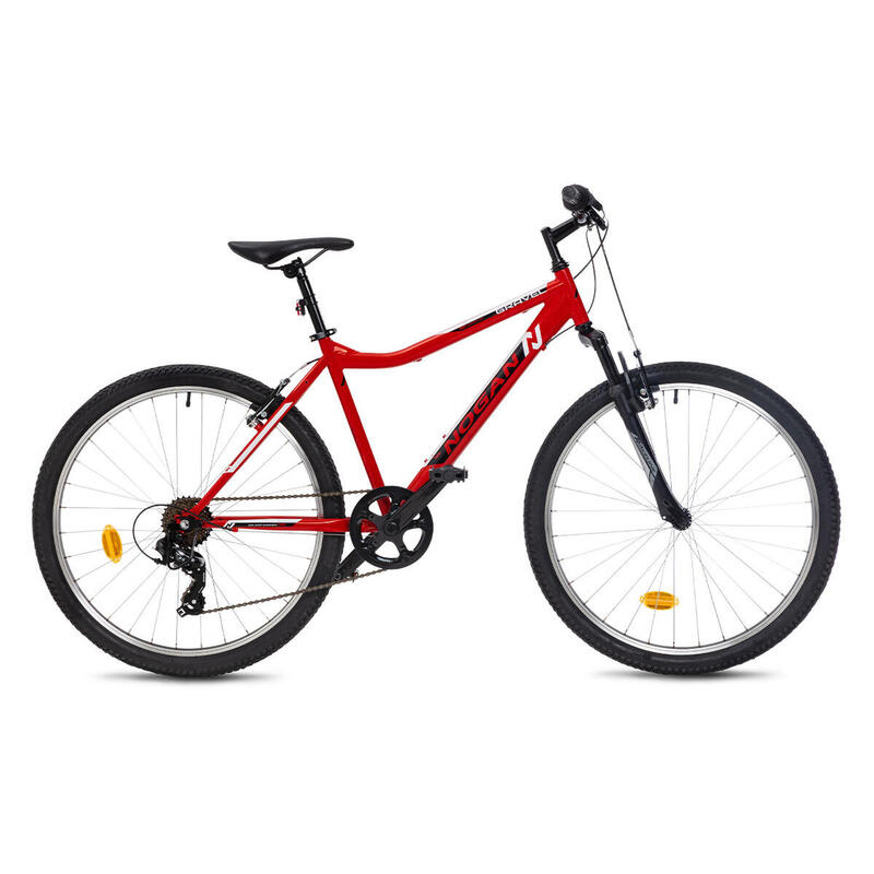 Nogan Gravel GO Suspension Kinder Mountainbike - 26 Zoll - Signal Red