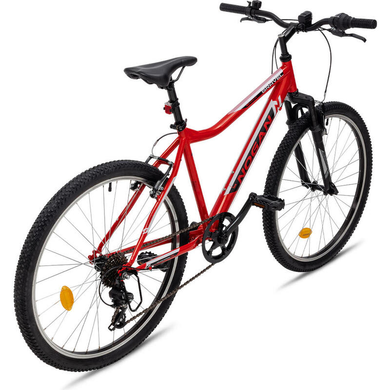 Bici MTB per bambini Nogan Gravel GO Suspension - Signal Red