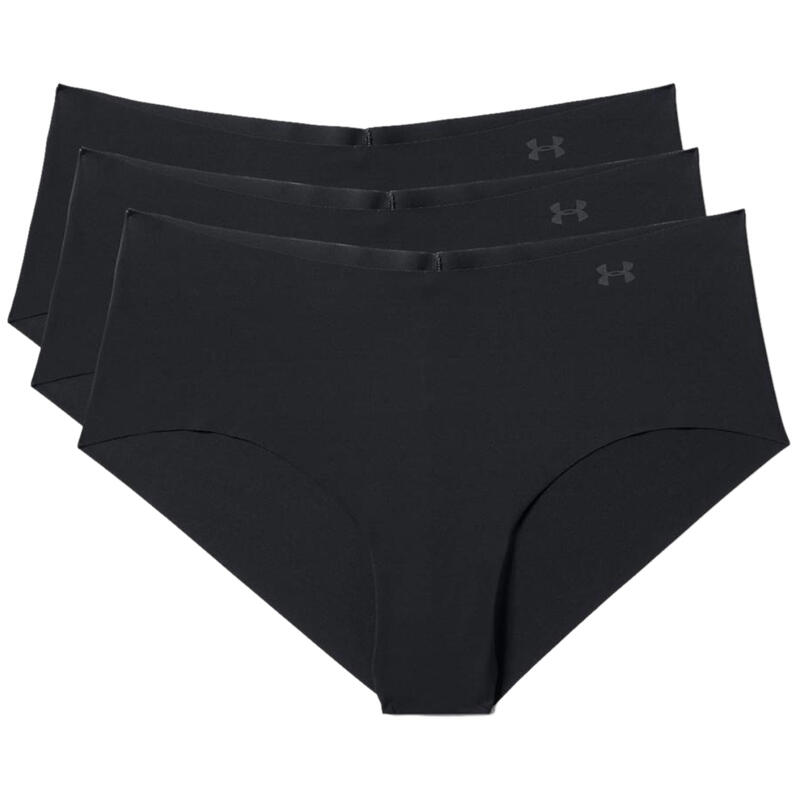 Női bugyi, Under Armour Pure Stretch Hipster 3-Pack, fekete