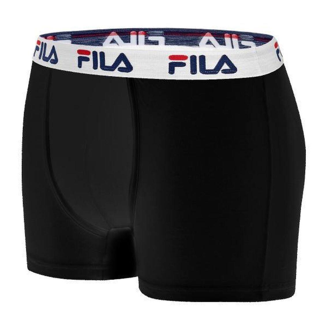 Fila - Boxer Fila Homme 1 Pack Noir S - Caleçon - Noir - S - Decathlon