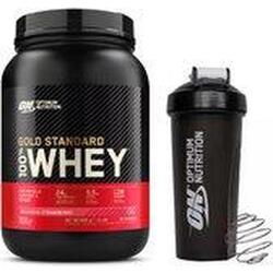 Gold Standard Whey Protein Paquet - Fraise Shake Protéiné + Shaker