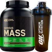 Serious Mass Bundel - Chocolade Mass Gainer + Shakebeker - 2727 gr