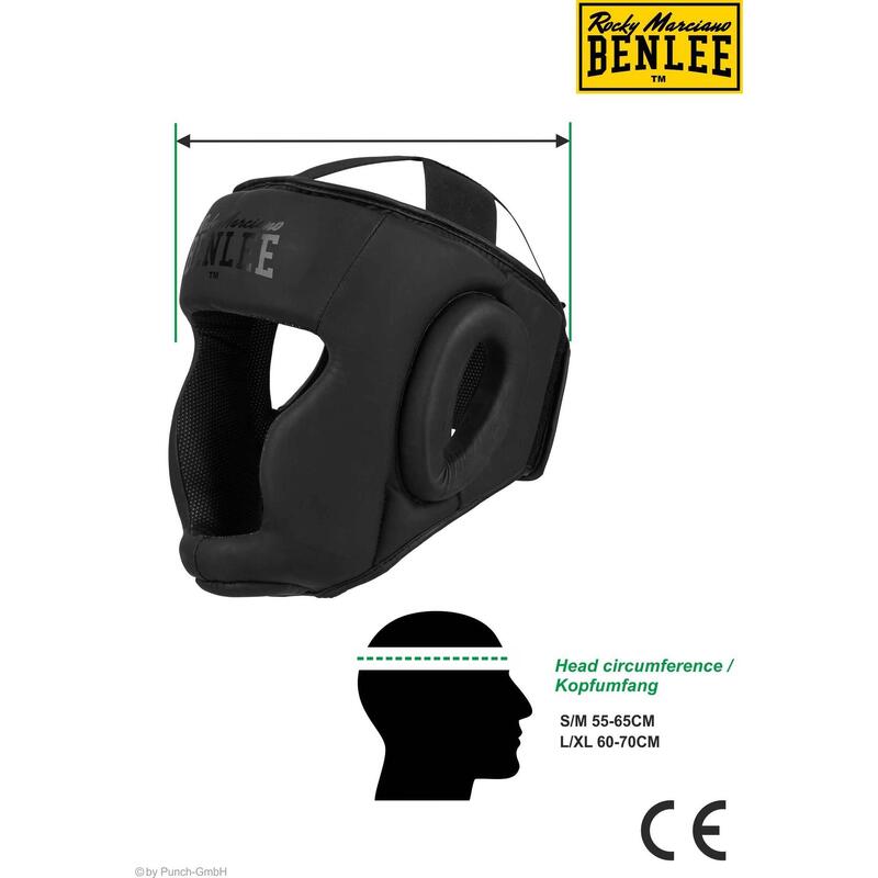 BENLEE Kopfschutz aus Kunstleder BLACK LABEL CAESAR