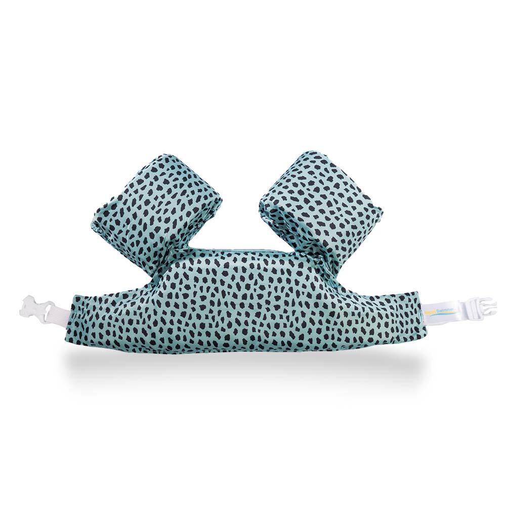 HappySwimmer® - Puddle jumper zwembandjes/zwemvest Cheetah print 2/6