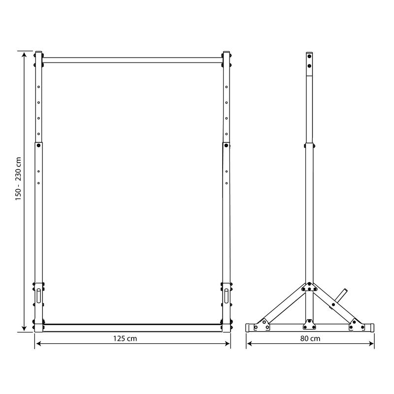 Barra per trazioni autoportante - max. 140kg