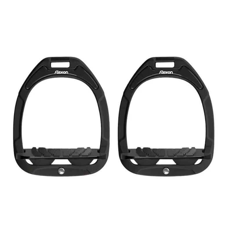 Green Composite Inclined Grip Stirrups Flex-On
