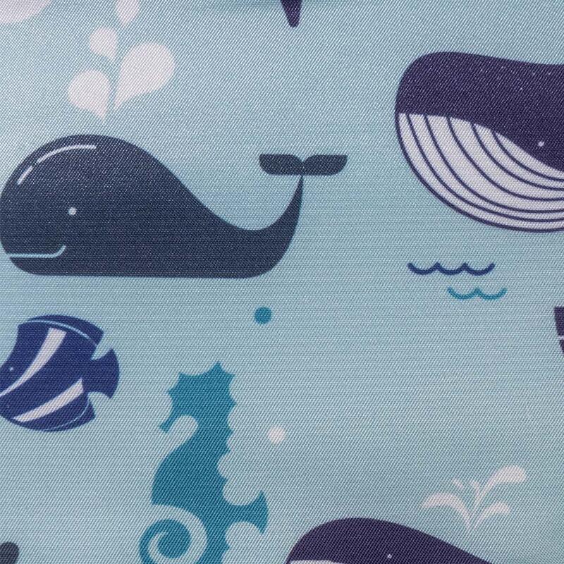 HappySwimmer® - Puddle jumper zwembandjes/zwemvest Walvis print