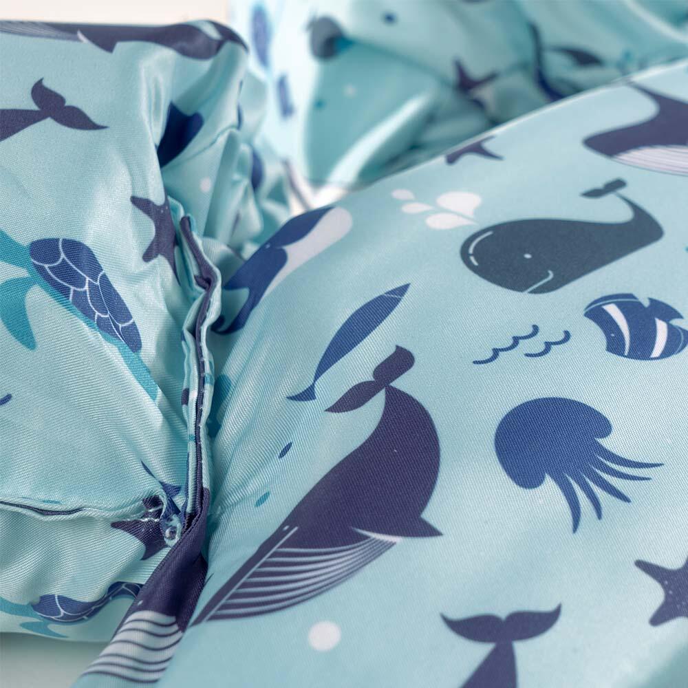 HappySwimmer® - Puddle jumper zwembandjes/zwemvest Walvis print 4/7