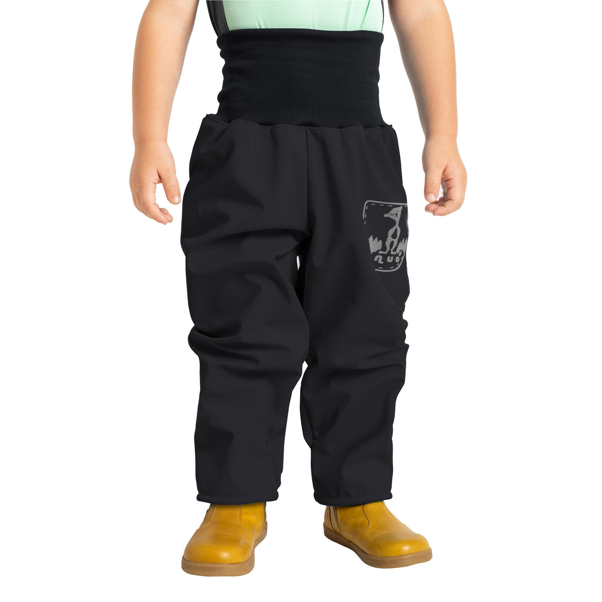 UNUO Batolecí softshellové kalhoty s fleecem Basic