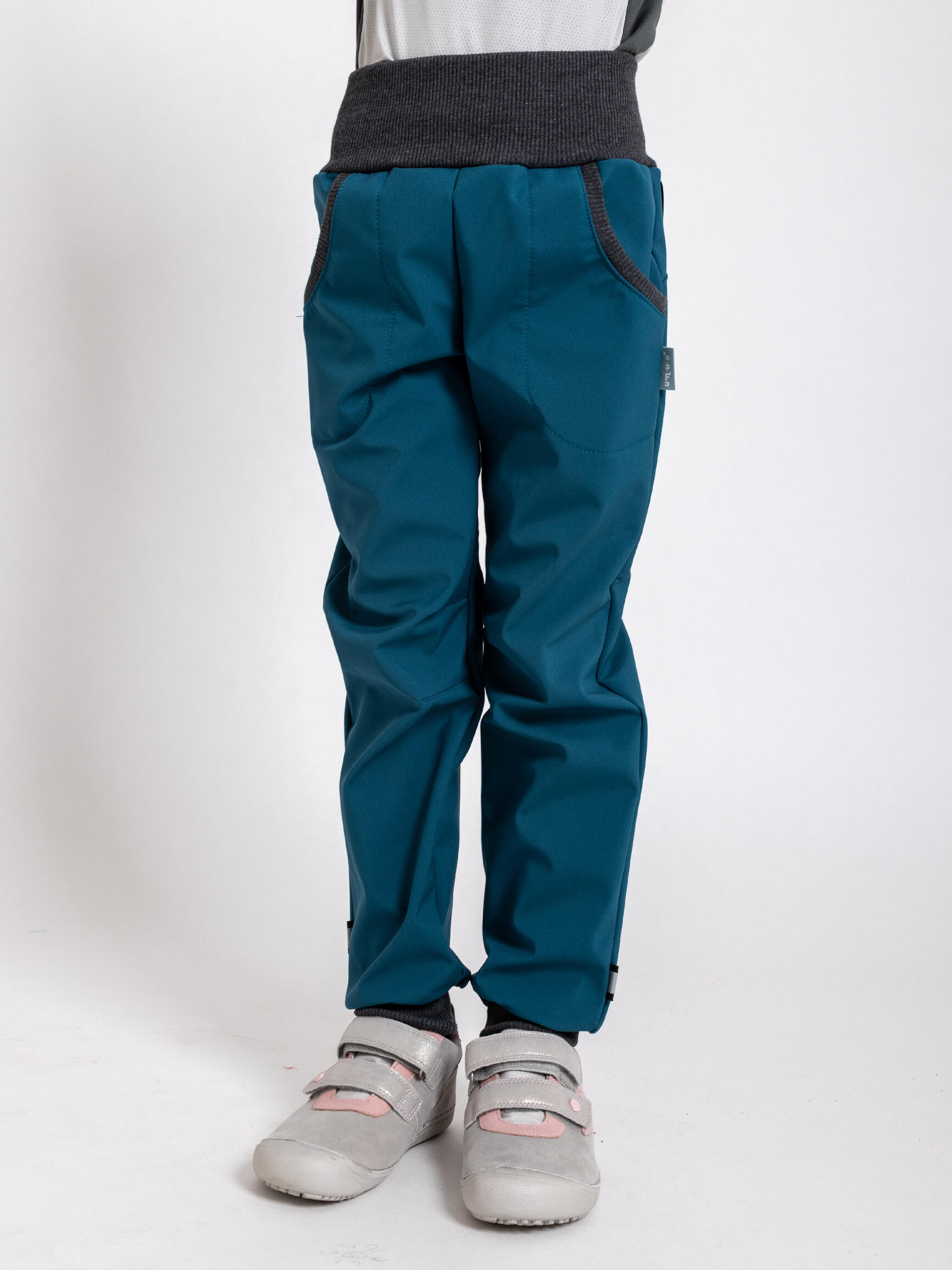 Softshell-Hose mit Fleece für Kinder Street, Kobalt 2/7