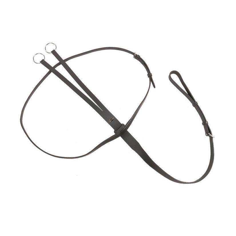 Leather martingale with rings Kavalkade