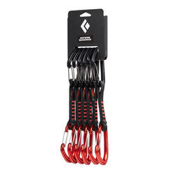 Dégaines Black Diamond HotWire Quickpack 6 pièces 12 cm aluminium Octane