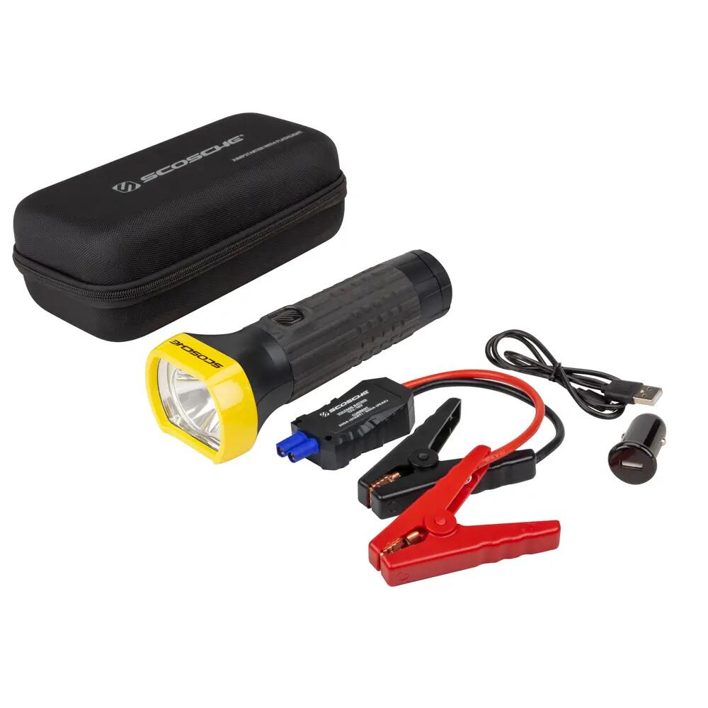 Scosche - Portable Car Jump Starter with USB Power Bank and LED Flashlight 3/4