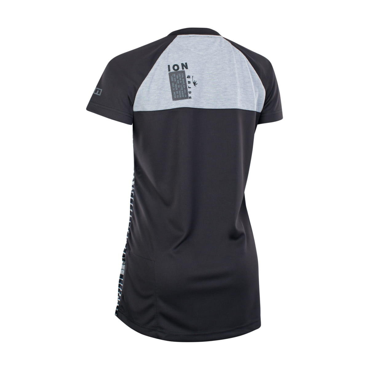 Tee SS Scrub AMP Mesh_ine - Damestrui - Zwart/Grijs/Wit 2/2