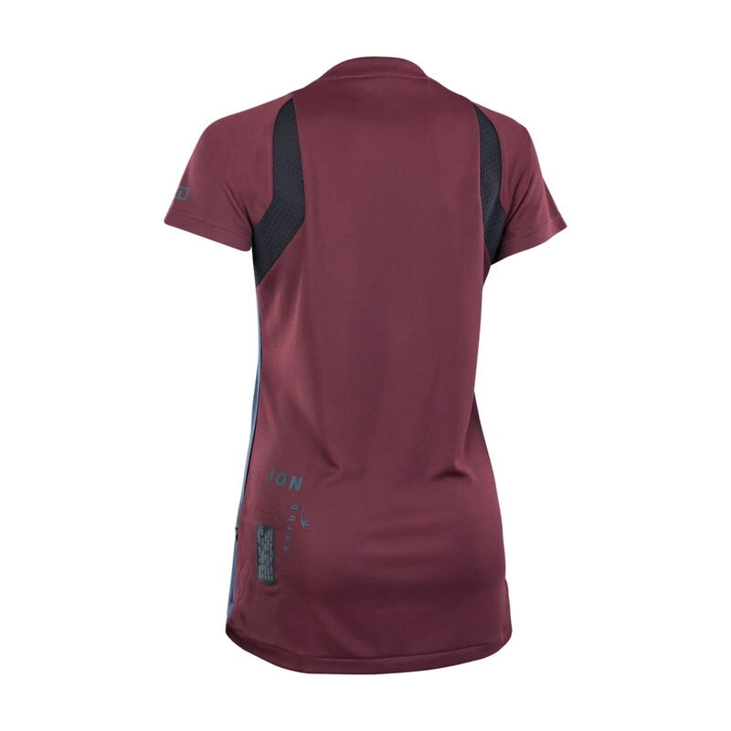 Tee SS Scrub AMP WMS - Maillot Mujer - Red Haze - Rojo/Azul