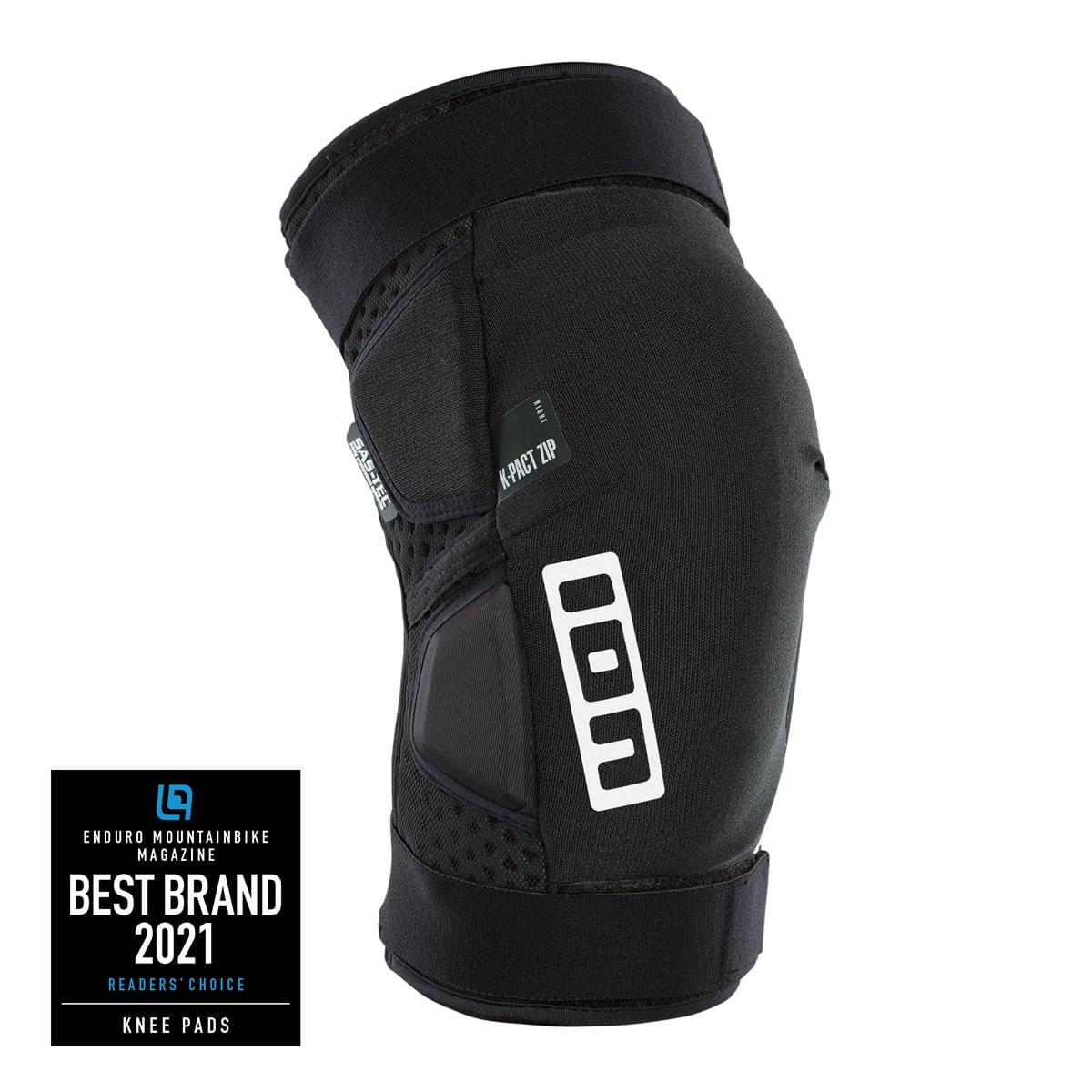 ION Kniebeschermers K-Pact Zip - zwart