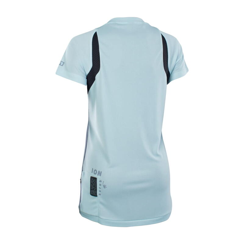 Tee SS Scrub AMP WMS - Maillot Mujer - Gusty Blue - Azul claro/Azul