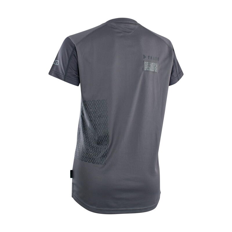 Tee Half Zip SS Traze VENT WMS- damestrui - Grijs