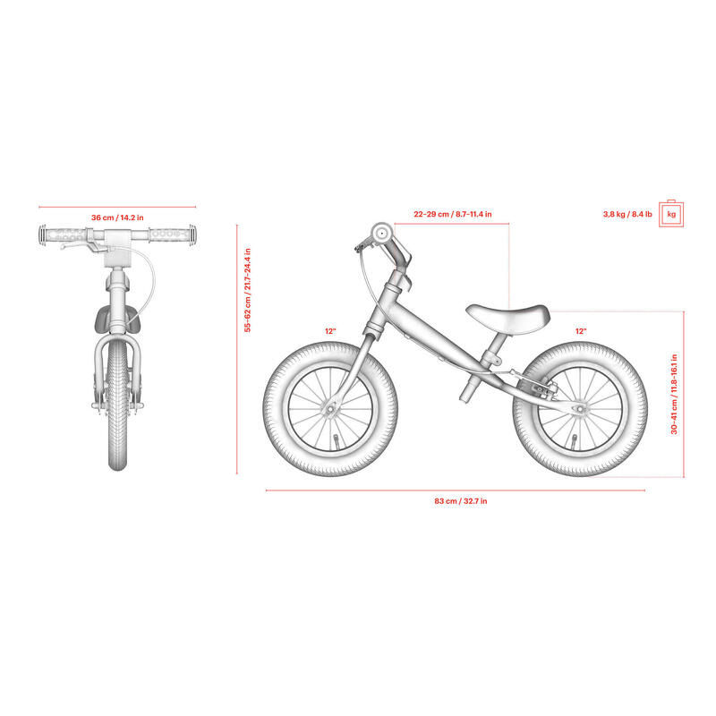 Bicicleta de echilibru Yedoo OneToo