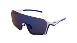 Lunettes de soleil Jaden - Matt White&Blue/Dark Blue Revo