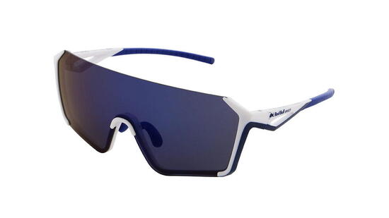 Lunettes de soleil Jaden - Matt White&Blue/Dark Blue Revo