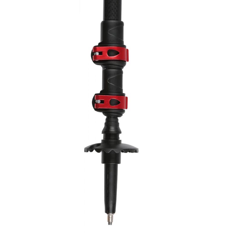 Wandelstokken (set) Trekking Siris carbon Flip-lock - Zwart 5/5