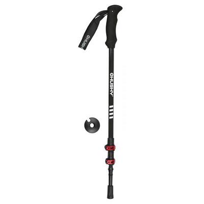 Wandelstokken (set) trekking siris carbon flip-lock - zwart