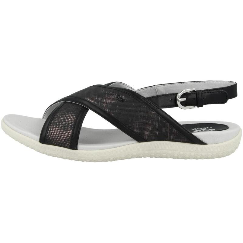 Sandalias Mujer Geox D Sandal Vega Negro