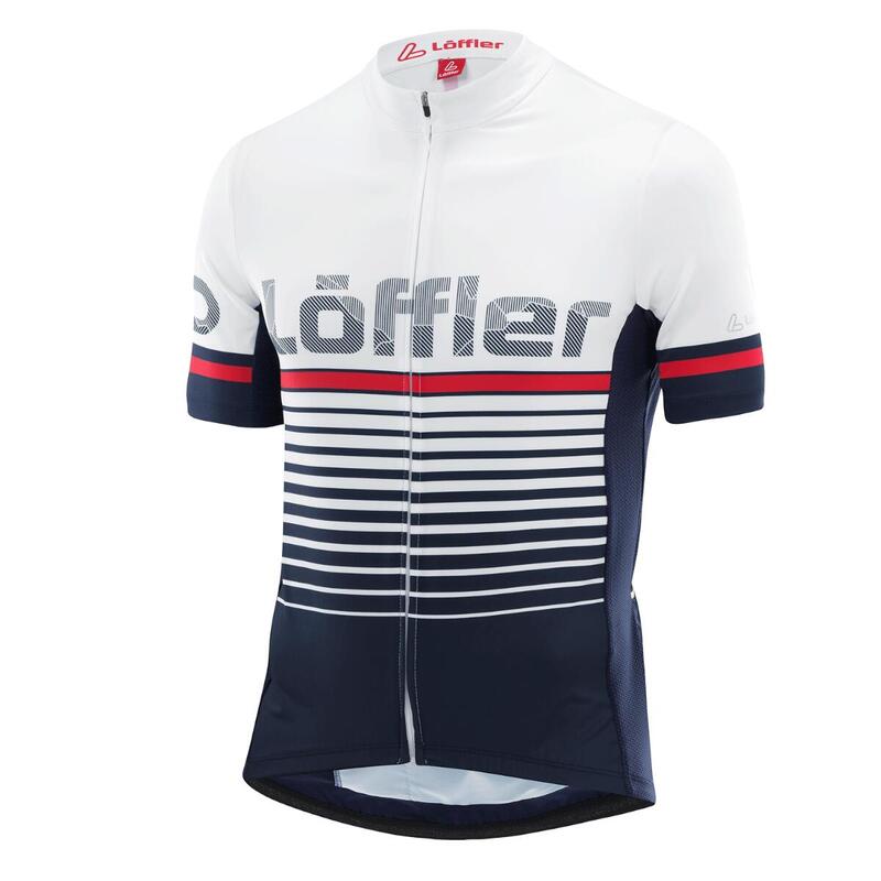 Fietsshirt korte mouwen M Bike Jersey FZ Messenger 23 - Blauw