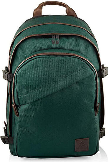 Zaino per Adulto Round Backpack Lux Unisex 30 Lt Verde Ufficio e Tempo Libero