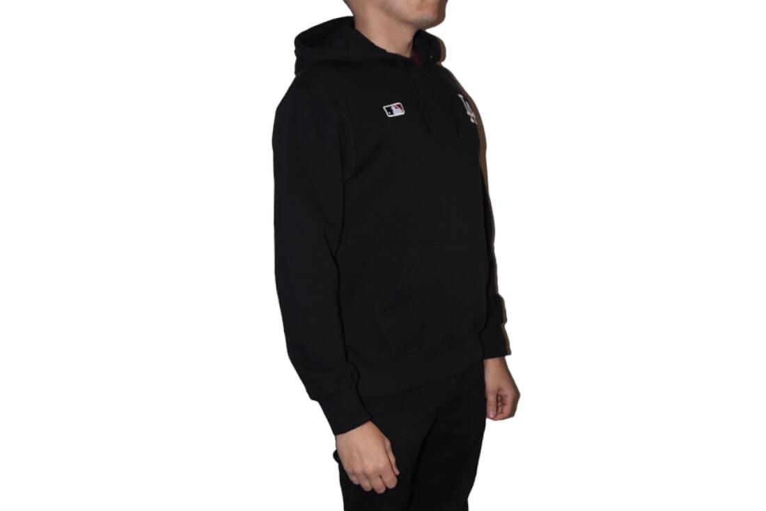 47 Brand MLB Los Angeles Dodgers Hoodie, Homme, Fitness, pulls molletonnés, noir 2/3