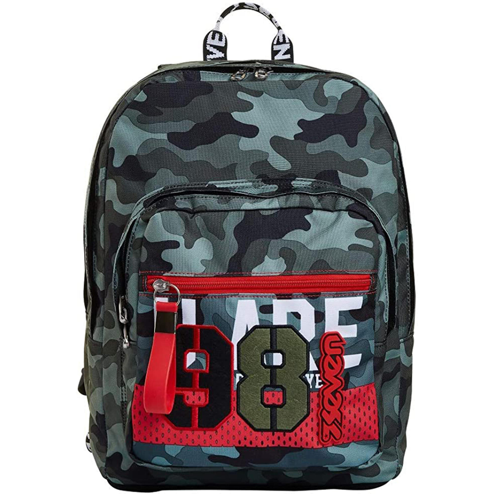 SEVEN Zaino Doppio Scomparto Unisex 31 Lt Camouflange Tempo Libero