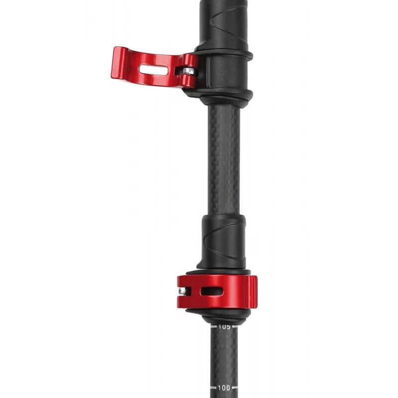 Wandelstokken (set) Trekking Sones carbon Flip-lock - Zwart 4/5