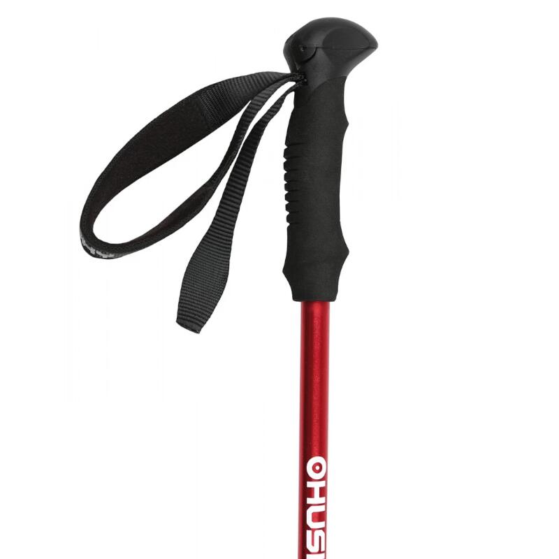 Bâtons de marche (set) Trekking Scaup 3 pièces Flip-lock - Rouge