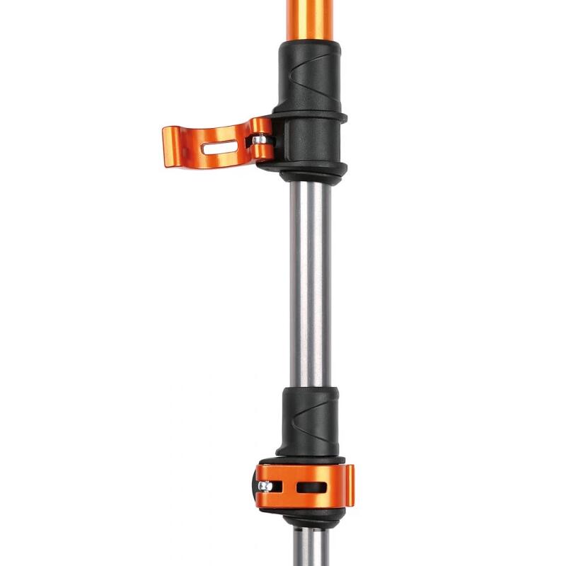 Bâtons de marche (set) Trekking Stork 3 pièces Flip-lock - Orange 4/5