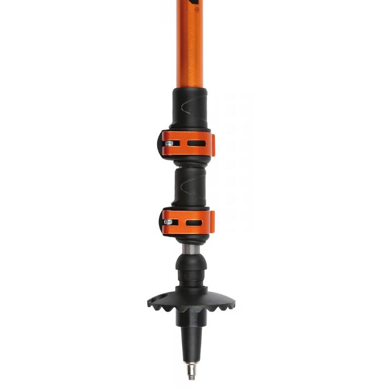 Bâtons de marche (set) Trekking Stork 3 pièces Flip-lock - Orange 5/5