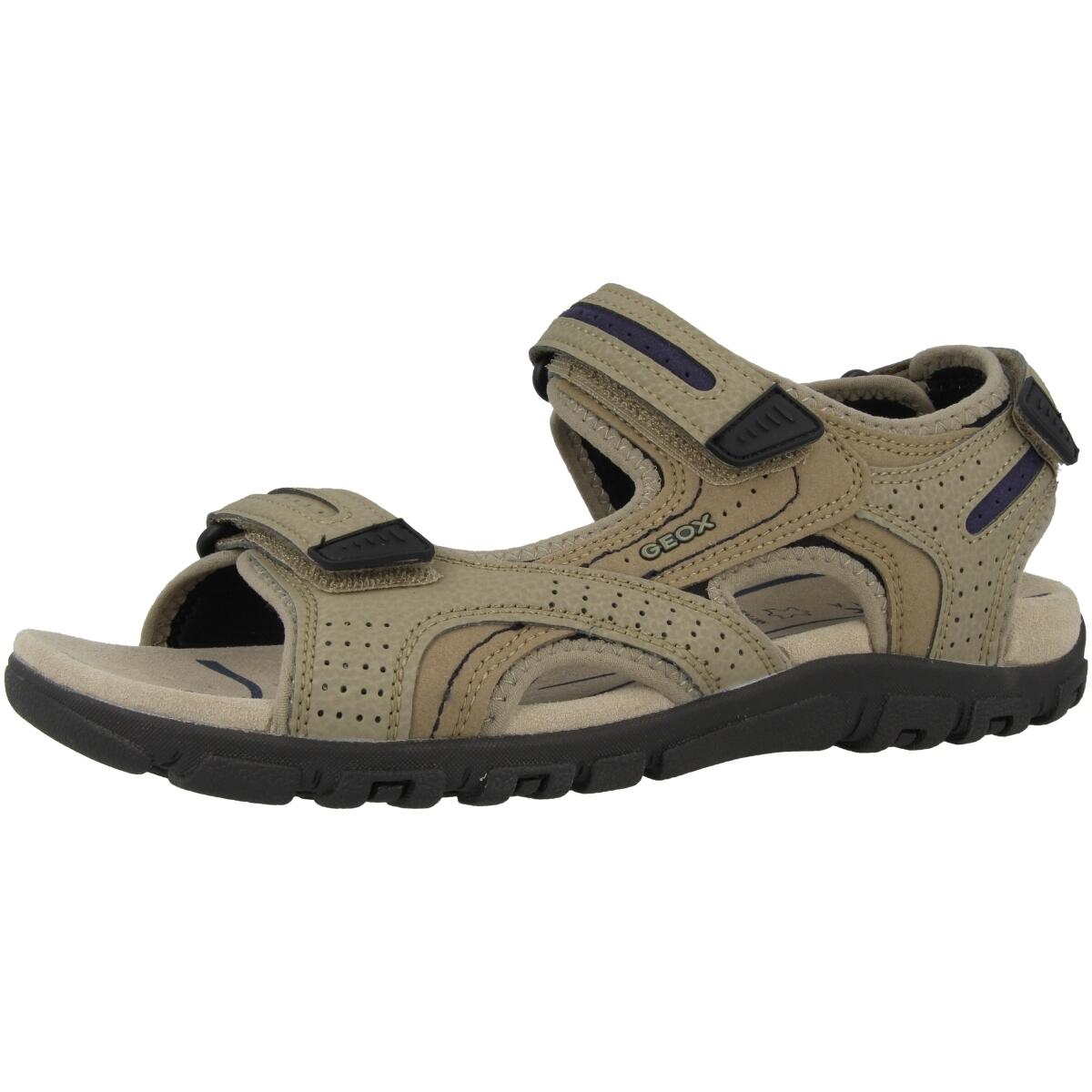 Sandales Homme UOMO SANDAL STRADA Beige/Bleu Marine 4/7