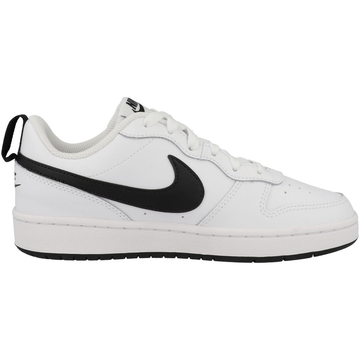 Nike Junior Boys Trainers Court Borough Low 2 Leather Lace Up white UK Size 3.5 3/5