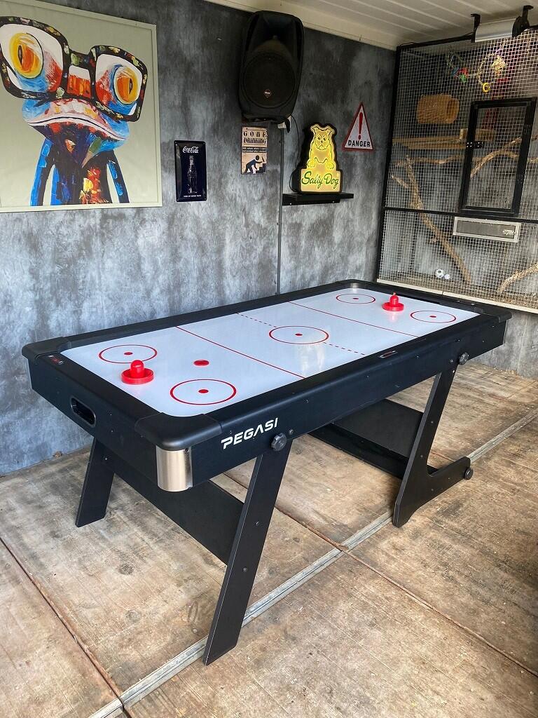 Pegasi Airhockey Tisch Tornado 6ft zusammenklappbar 2/6